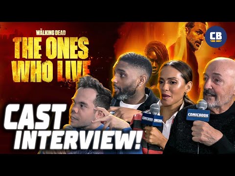 The Walking Dead: The Ones Who Live Cast Interview! - Terry O'quinn, Craig Tate, Lesley-Ann Brandt