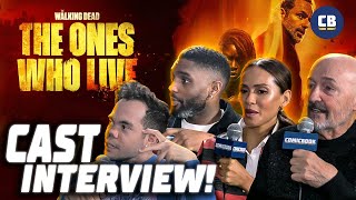 The Walking Dead: The Ones Who Live Cast Interview! - Terry O'Quinn, Craig Tate, Lesley-Ann Brandt