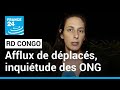 Afflux de dplacs dans le nordkivu  les ong sinquitent des conditions de vie dsastreuses