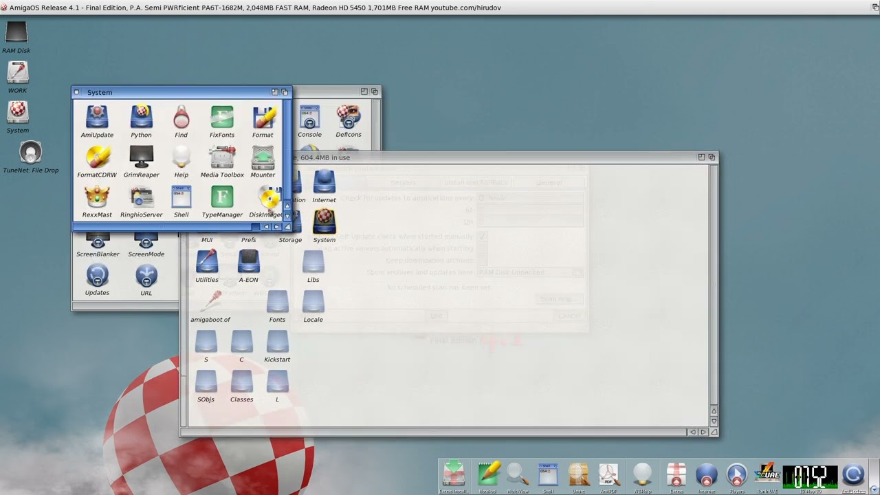 Amiga - AmigaOS 4.1 - Updates Preferences - AmigaOne X1000