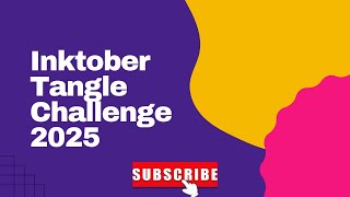 Welcome to the Inktober Tangles tutorial Day 1, 2 and 3 :