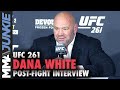 Dana White says Nick Diaz to return, praises Kamaru Usman, updates on Chris Weidman | UFC 261