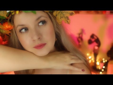 ASMR Pumpkin SPA 🎃 Face cleansing and massage 👻 Halloween