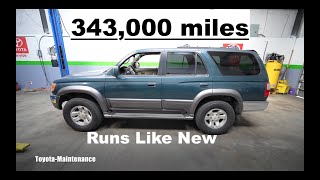 Toyota 4Runner with 343,000 miles still runs perfect
