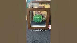 Do you like my mini 3D glass painting?🥰Rating 1~99✨ #turtle #turtletok #portrait #petlover