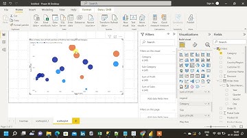 Scatter Plot in PowerBI|PowerBI Visualization|Scatter Chart|Live Scatter Plot