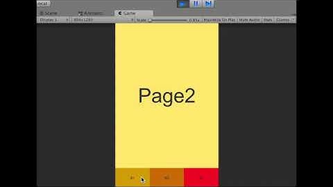 ViewPager/TabView Unity