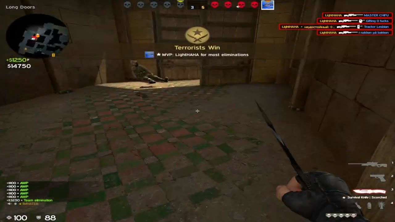 best 100 elo player (csgo montage)