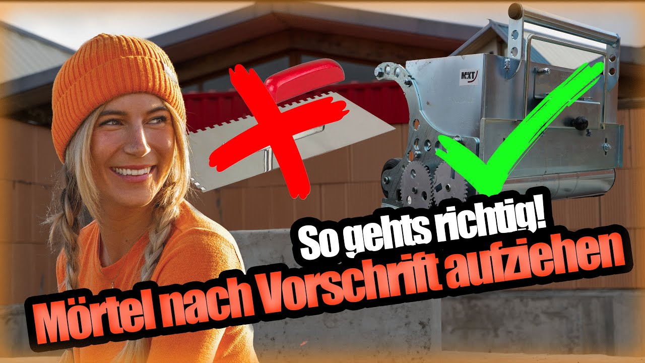 How to Mörtel nach Vorschrift aufziehen - macht das nicht falsch!