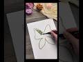BATURFLY JUST FROM LEAVES CRAFTS DIY #diy #dance #trending #youtubeshorts