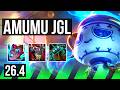 AMUMU vs ZAAHEN (JGL) | Good KDA: 3/1/15 | EUNE Master | 26.4