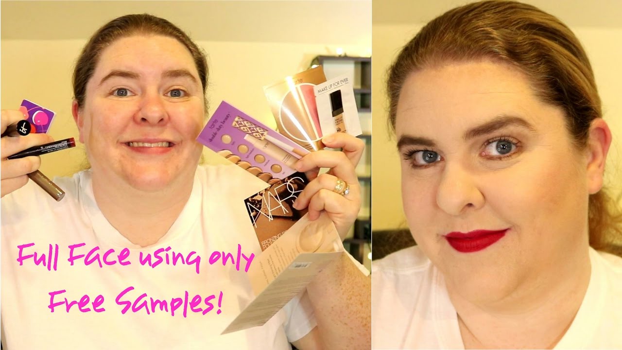 Full Face Using only Sample Products