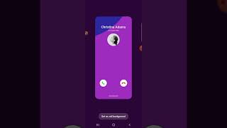 Samsung A32 Call Background  📞  Settings