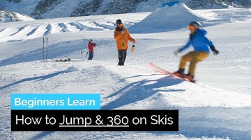Beginners Learn How to Jump & 360 on Skis