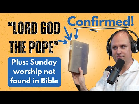 Historic Catholic Books CONFIRM Sabbath Truth and Papal Claims