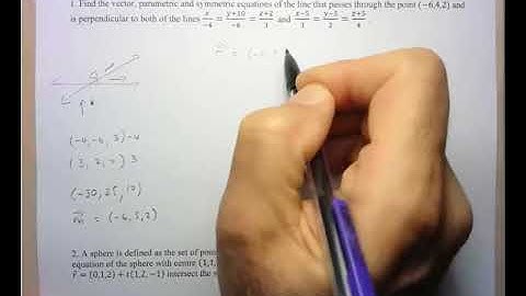 MCV4U Vectors Lesson 15
