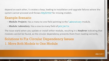 Resolving Circular Dependency Issues in Odoo
