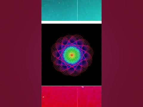 Python turtle graphics code-curly flower design. - YouTube