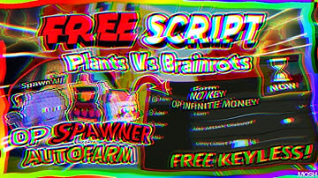 Plants vs Brainrots Script NO KEY 2025 – Auto Farm, Brainrot Spawner, Dupe, Instan Kill & More!