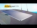 SUNBEAMsystem Carbon Quick Fix Solar panel for Canvas and Bimini video