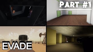 EVADE - All Maps (part 1) | Roblox Nextbot Game