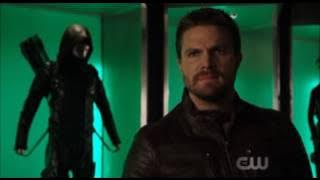 Arrow 5x22 Malcolm Merlyn Returns