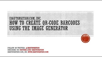 How to Create #QR-Code Barcodes with the QR Code Image Generator