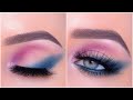 Purple &amp; Blue Eye Makeup Tutorial for 4th of July | Sigma x Angela Bright Eyeshadow Palette