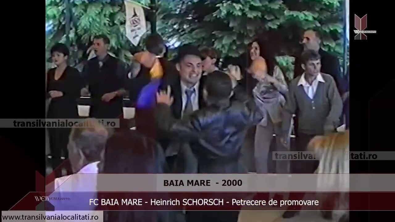 BAIA MARE (2000) - FC BAIA MARE - Heinrich SCHORSCH - Petrecere de promovare