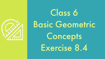 Basic Geometric Concepts - Exercise 8.4 - Class 6 || A.P State New Syllabus
