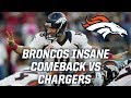 Denver Broncos Miraculous Comeback Against the Chargers in 2012!! || Throwback Highlights