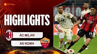 HIGHLIGHTS: AC MILAN - AS ROMA | ĐÒN ĐAU NGAY HIỆP 1, BỎ LỠ KHÓ TIN, SAN SIRO NHƯ CHẾT LẶNG