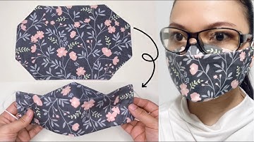 5 Minutes! EASY NO FOG 3D Face Mask!