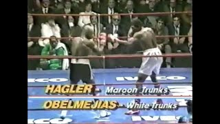 Marvin Hagler vs Fulgencio Obelmejias II