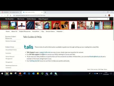 Adding Talis Extension demo