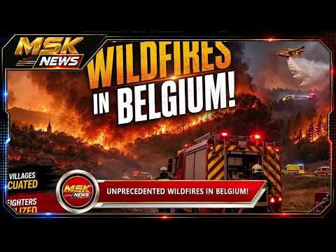 UNPRECEDENTED WILDFIRES IN BELGIUM!