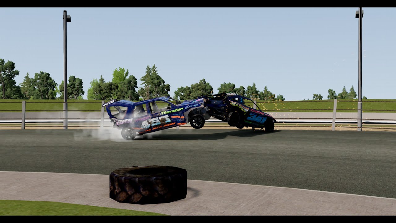 BeamNG.Drive  BANGER RACING UNLIMTED BANGERS