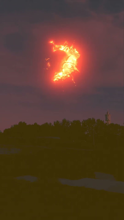 Meteor shower accidentally hits the moon!(not real)#shorts