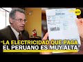 Sobre bono de electricidad: “Sería mejor que sea destinado directamente a la empresa”