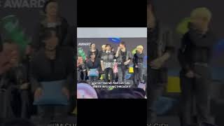 Kpop idol reacting to fans pooping in hanteo award #viral #hanteomusicawards #poopingincident#funny
