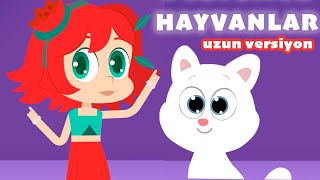 Uzun Versiyon: 🐶🐱🎶 Can Dostumuz | Çiçek Kızlar 🌸 Çocuk Şarkısı 🎶 YouTube Kids Hayvanlar Ayı