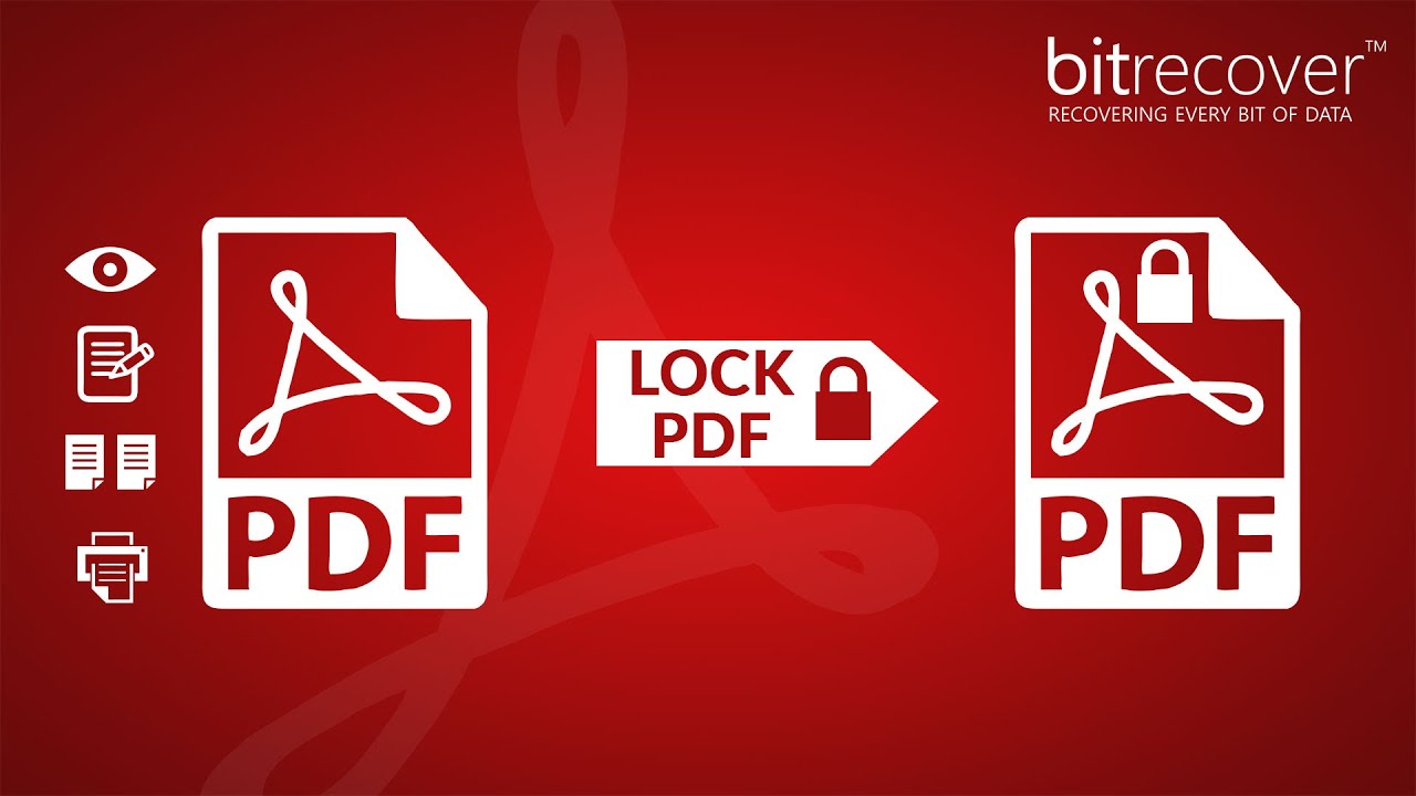 How to Create PDF Password and Lock PDF file from Printing or Copying