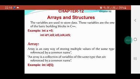 XI - computer science Chapter - 12 ( part - 1 )