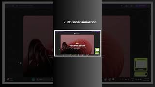 Comment "3d" and get the template links #3dwebsite #youngdesigner #website