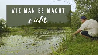 Karpfenangeln - Wie man es NICHT macht