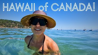 WE FOUND THE "HAWAII OF CANADA" WHILE CRUISING IN BRITISH COLUMBIA...HORNBY ISLAND!!! [MV FREEDOM]