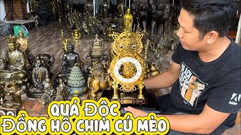 Đồng hồ chim cú mèo _ Đồng hồ pi sàn _ Đồng hồ Ropot.