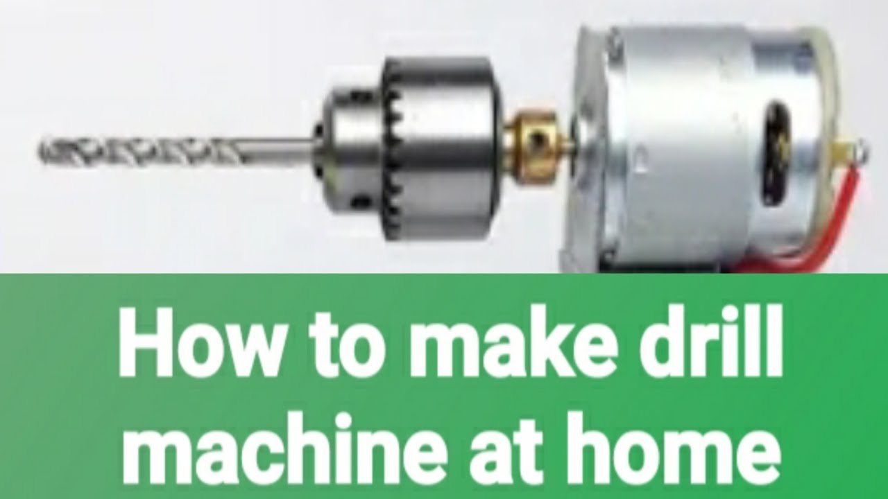 How to make drill machine at home, hello - YouTube