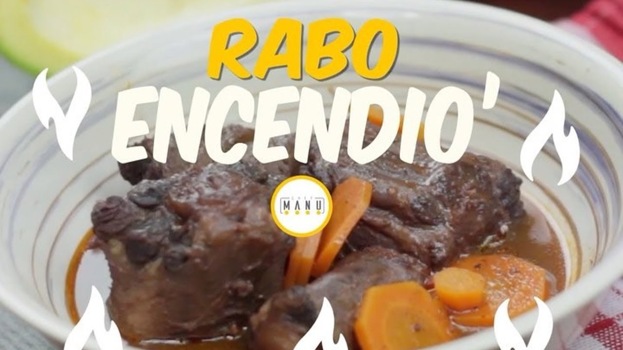 Receta Dominicana - Rabo Encendio - YouTube
