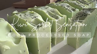 Kiwi  Scented Cold Processed Soap